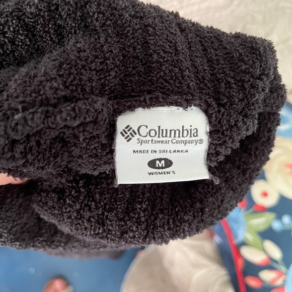 Columbia Black Soft Sherpa Turtleneck size Medium - Picture 2 of 7